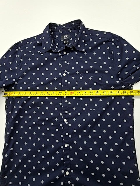 H&M Women Navy Shirt size M product image 6