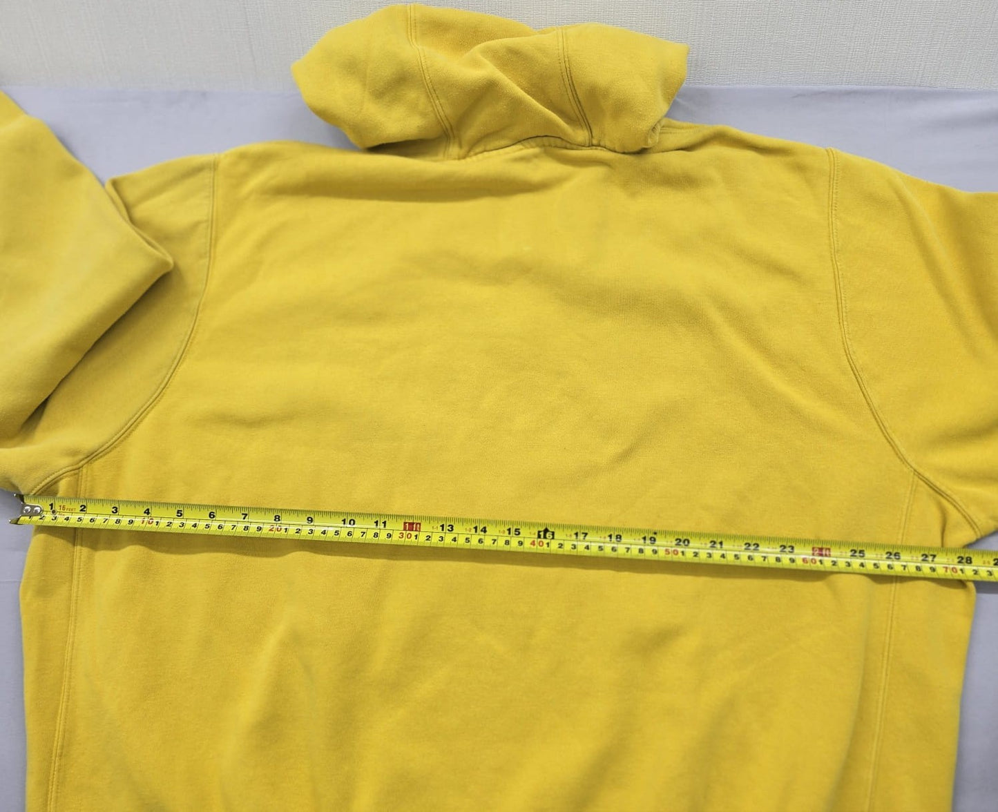 Nike Men's Yellow Pullover Hoodie XXL Cotton/Poly Blend