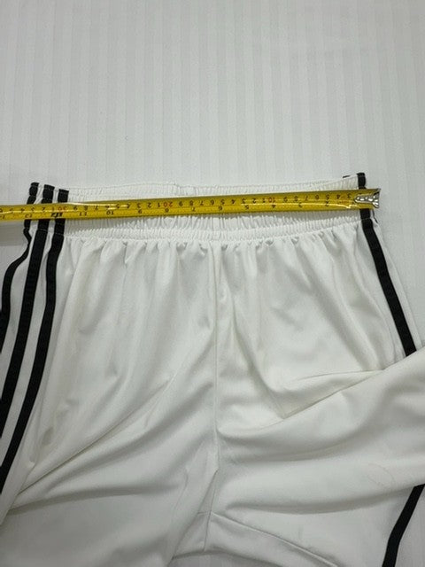 Adidas Men's White 3-Stripes Sprinter Shorts Size M