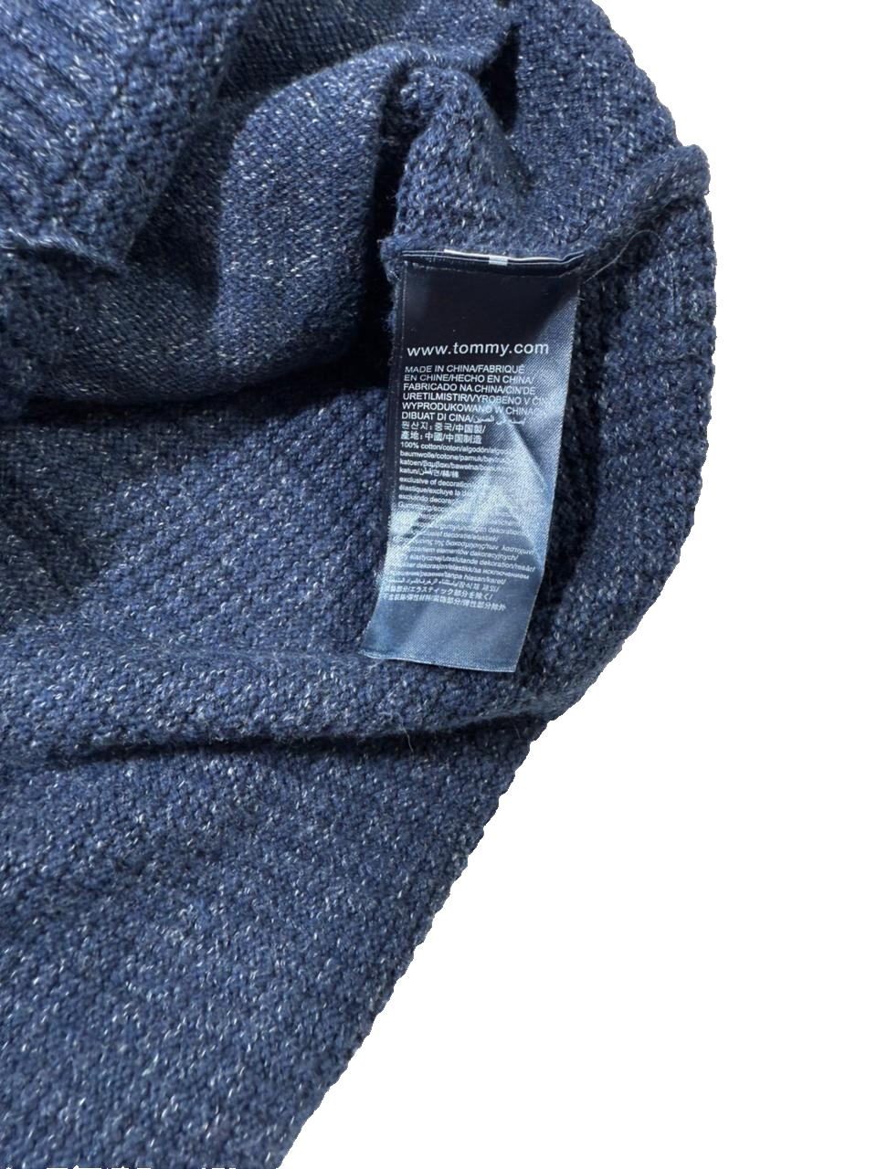 Tommy-Hilfiger Denim Cardigan Dark Blue