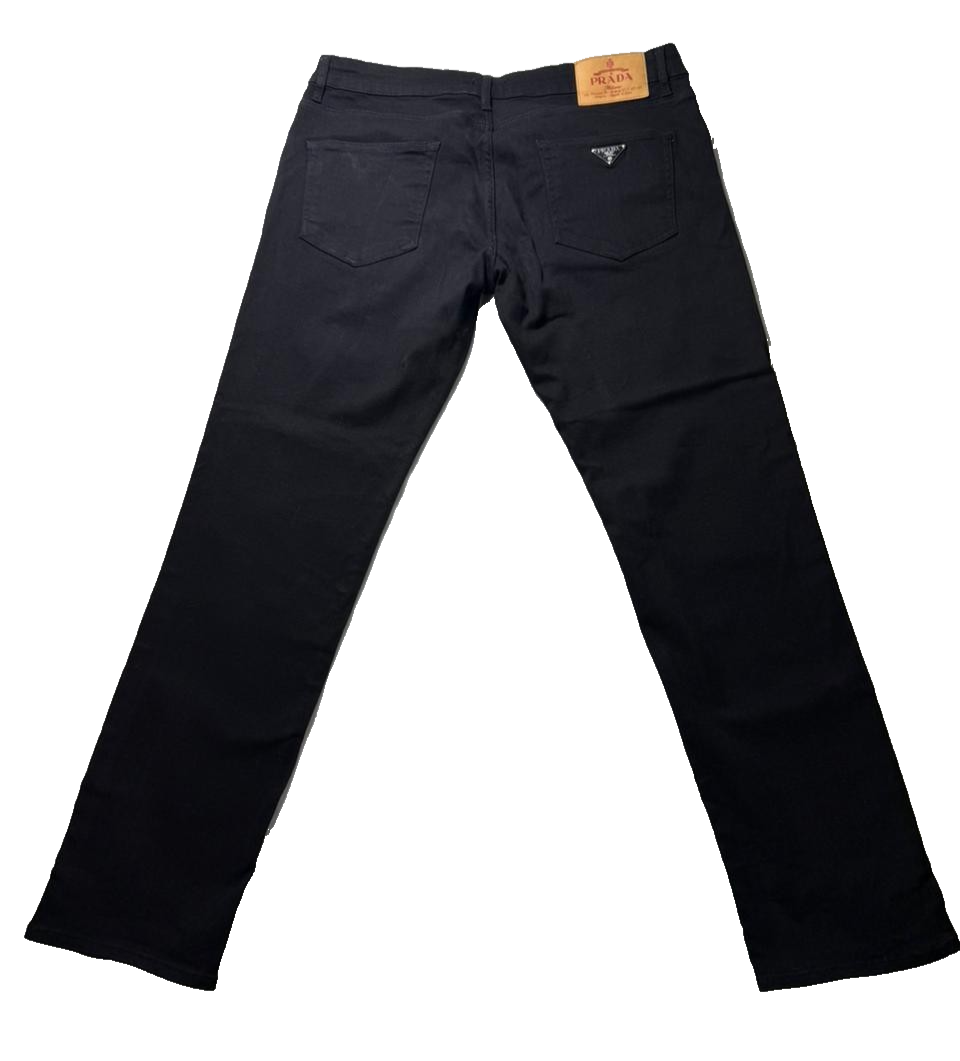 Authentic Prada Milano Black Jeans | Premium Italian Craftsmanship | Size 38