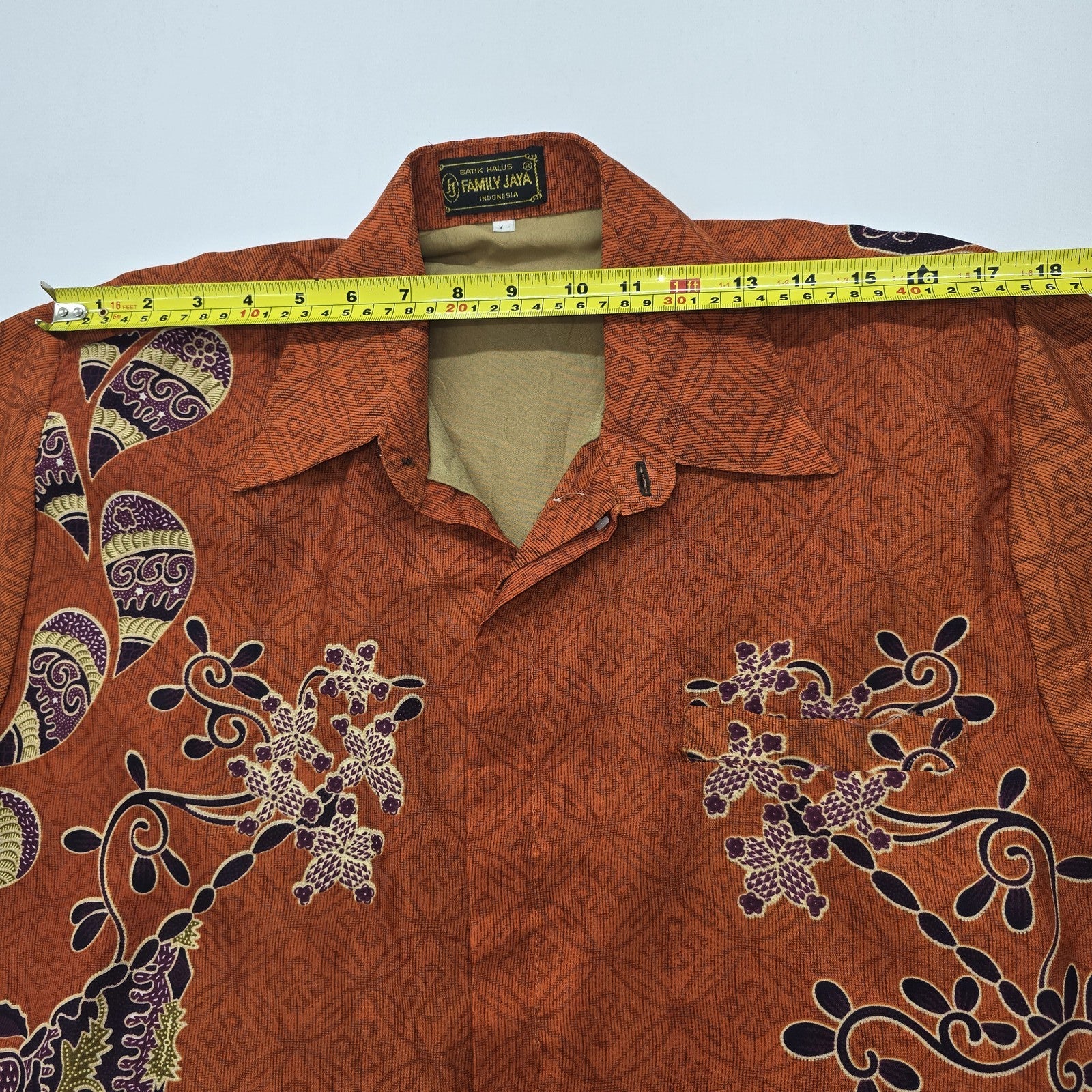 Family Jaya Men Orange Shirt product image 4