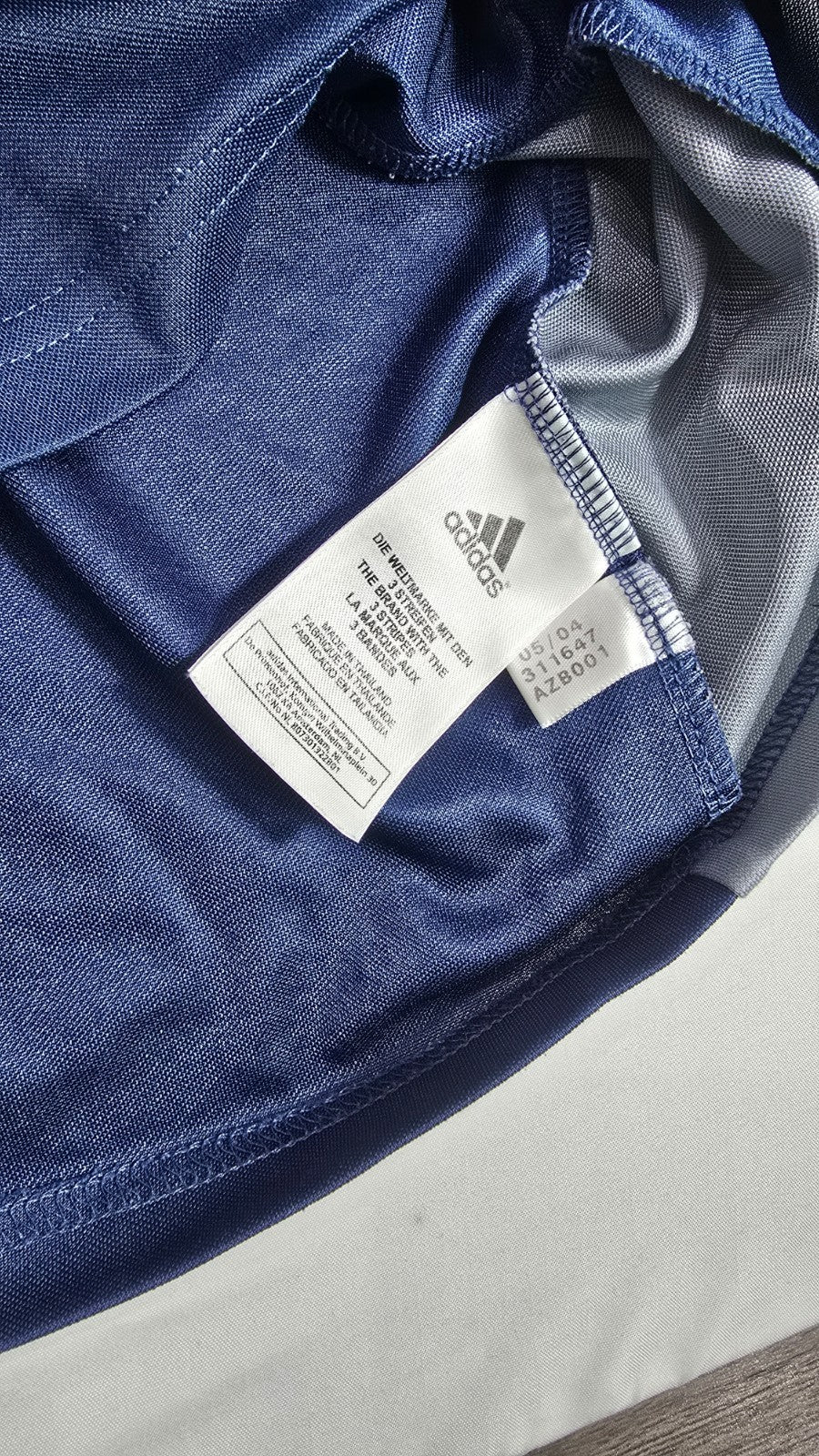 Adidas Men's Large Blue Athletic T-Shirt Short Sleeve Sports Training Tee