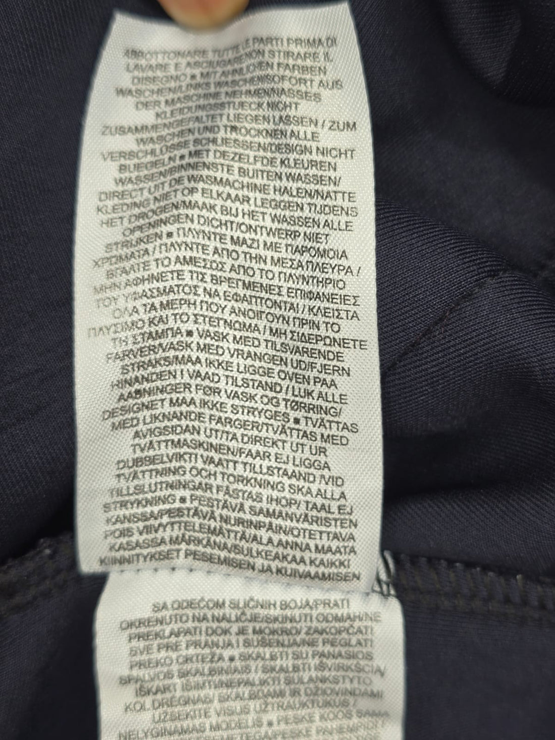 Nike Men's Navy Blue Full Zip Hoodie Jacket Size L Made in Cambodia