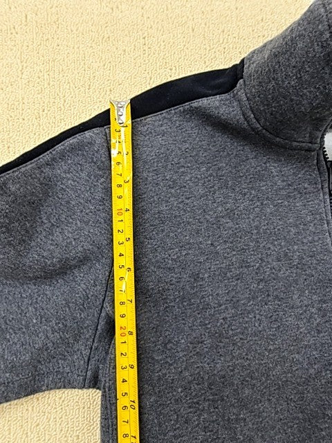 Nike Full Zip Fleece Hoodie L Grey Unisex Adult