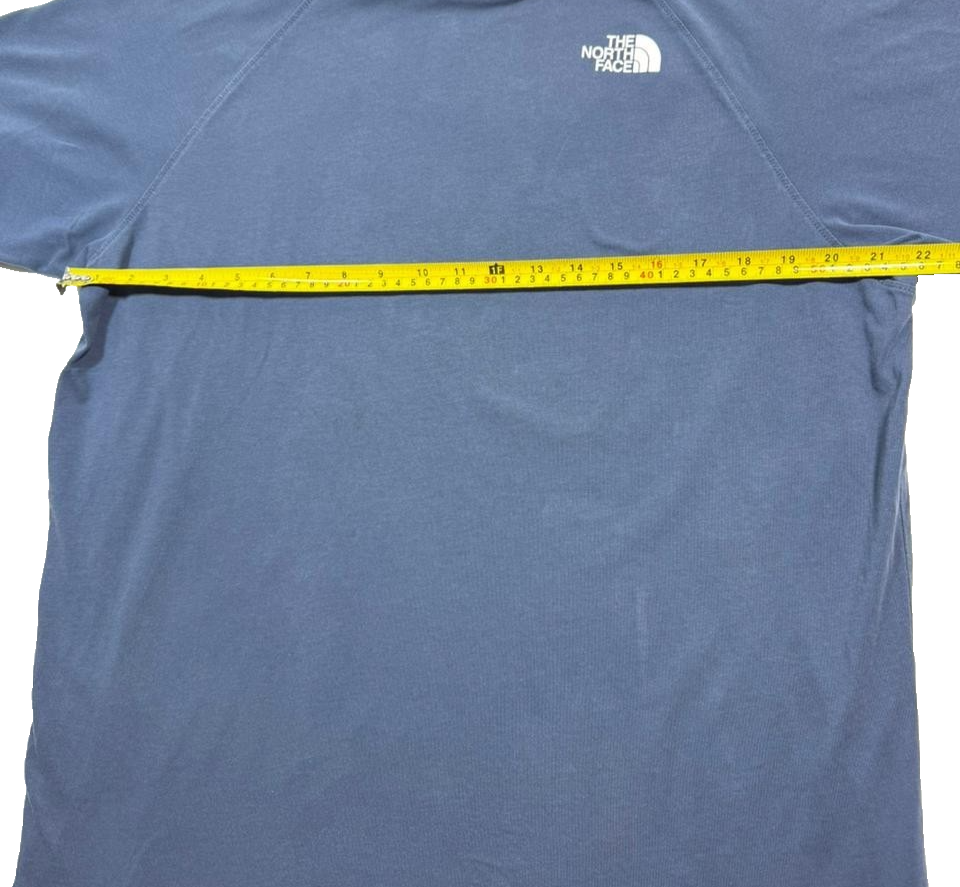The North Face Navy Blue T-Shirt, Men's XL, Logo Print Casual Cotton Tee