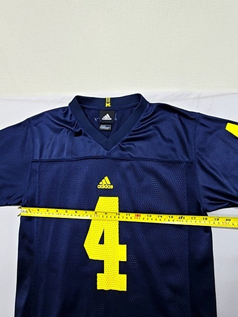 Adidas Michigan Wolverines Navy Blue Replica Jersey L ClimaCool V-Neck