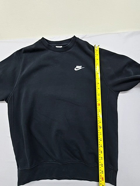 Nike Sportswear Club Sweatshirt Crew Neck Black Men's Size S