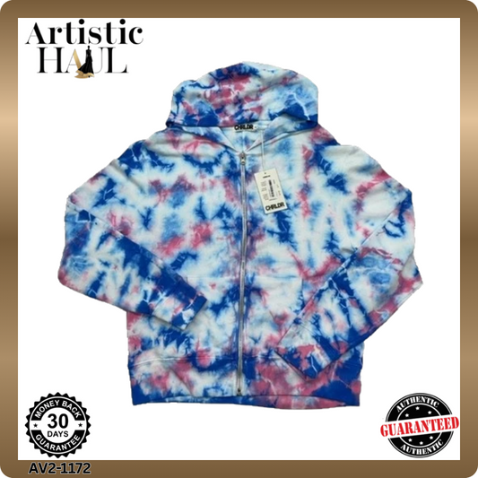 Cheerleader Women's Hoodie – Size XS, Tie-Dye, Cotton