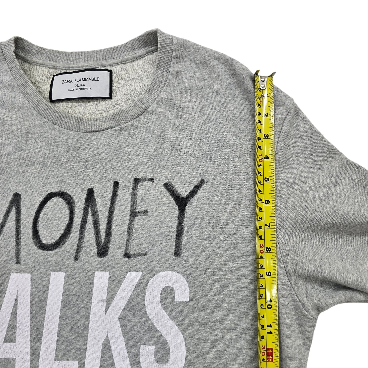 Zara Men Gray Sweatshirt size XL product image 5