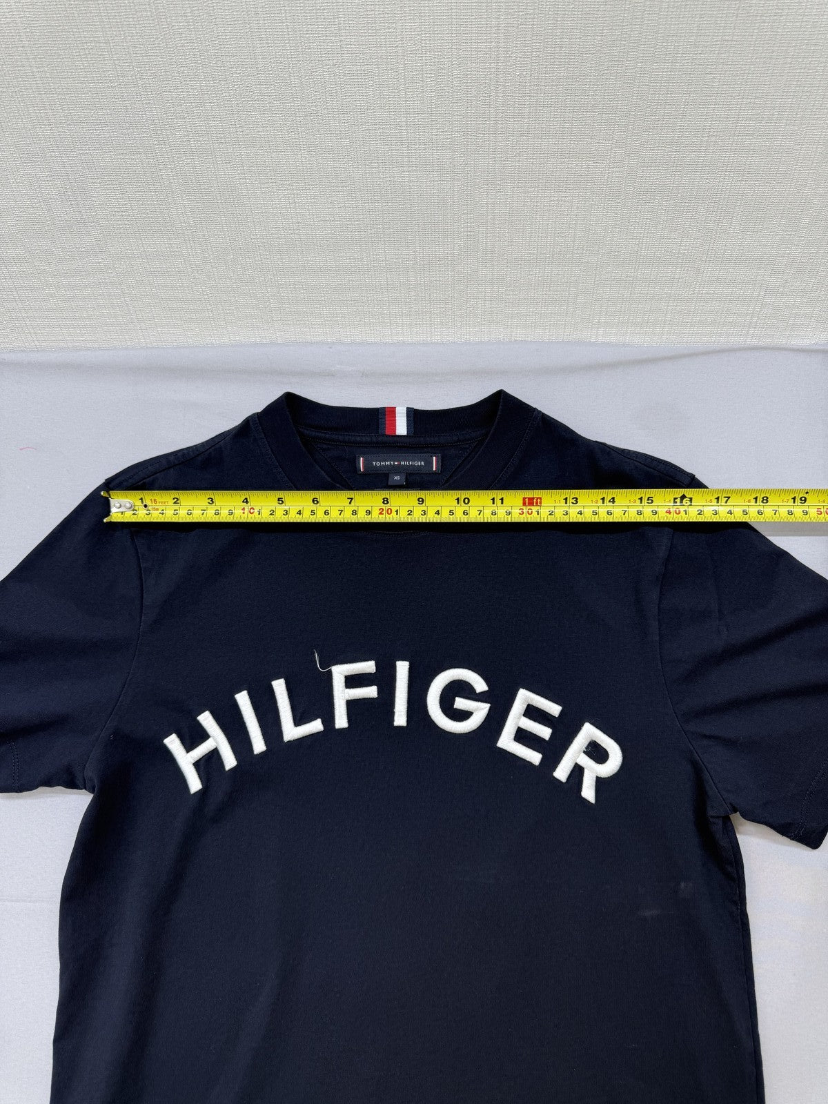 Tommy Hilfiger Navy XS Cotton Short Sleeve Crewneck T-Shirt