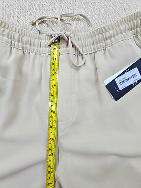 Lauren Ralph Lauren Beige High Rise Tapered Jogger Pants 2P Drawstring
