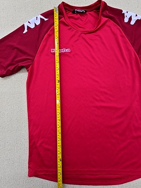 Kappa Men's Red XL Sports T-Shirt Raglan Color Block Logo
