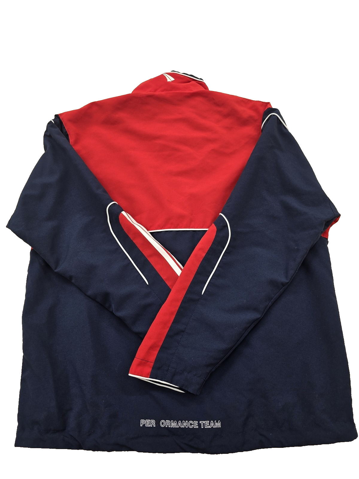 Jako Navy Red Performance Team Jacket Size S Zip-up Stand Collar
