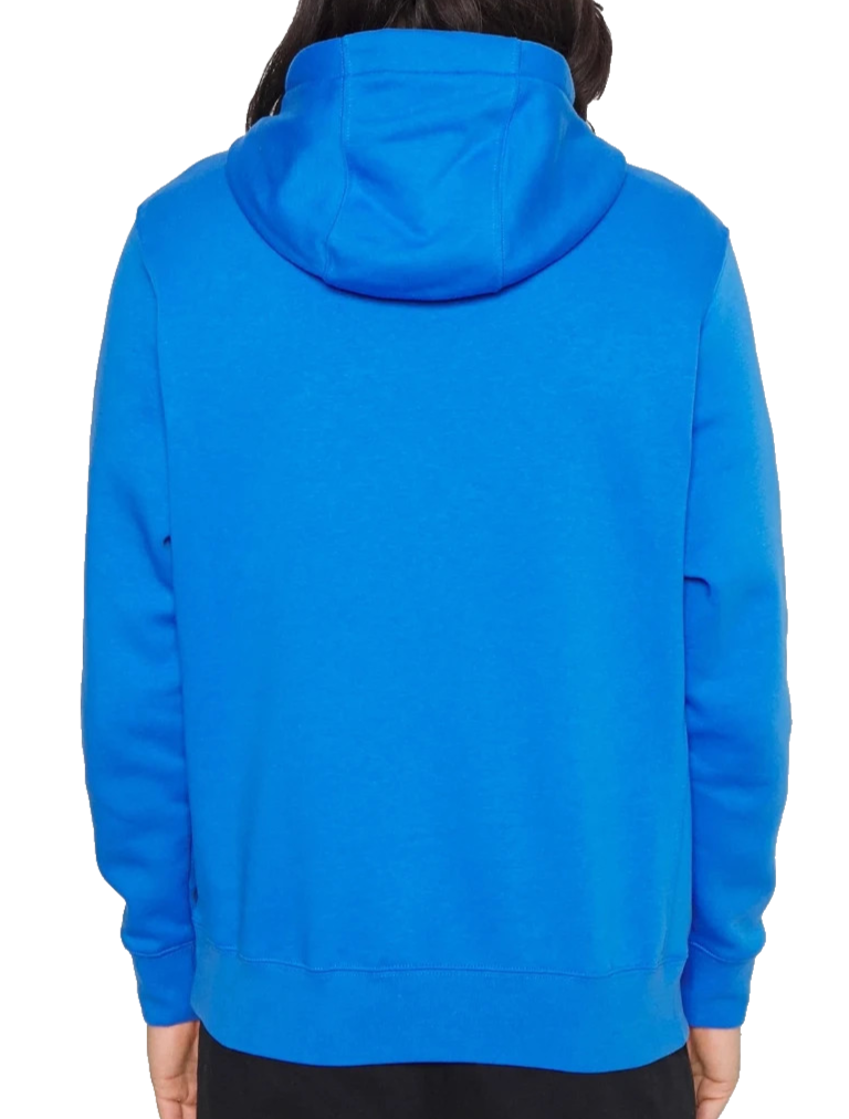 Nike Unisex Blue Fleece Pullover Hoodie Sweatshirt Size S