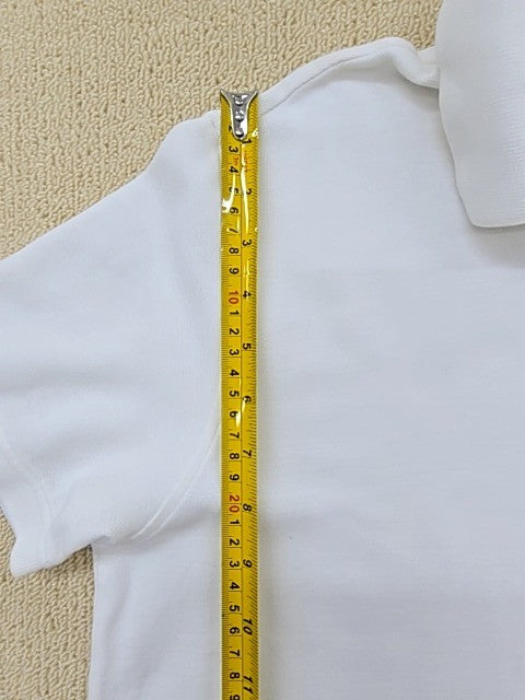 Tommy Hilfiger Men's White Slim Fit L Polo Short Sleeve Cotton Pique