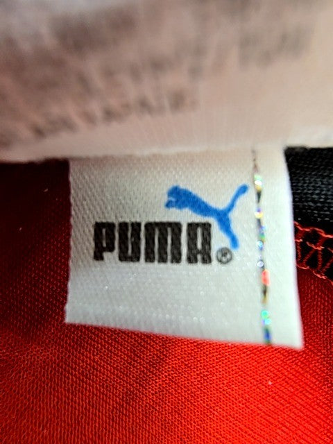 Puma Men's Red Football Jersey L Short Sleeve Crew Neck