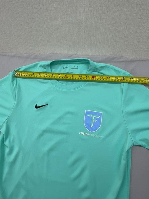 Nike Dri-FIT Teal T-Shirt L Short Sleeve Crewneck Poly Jersey