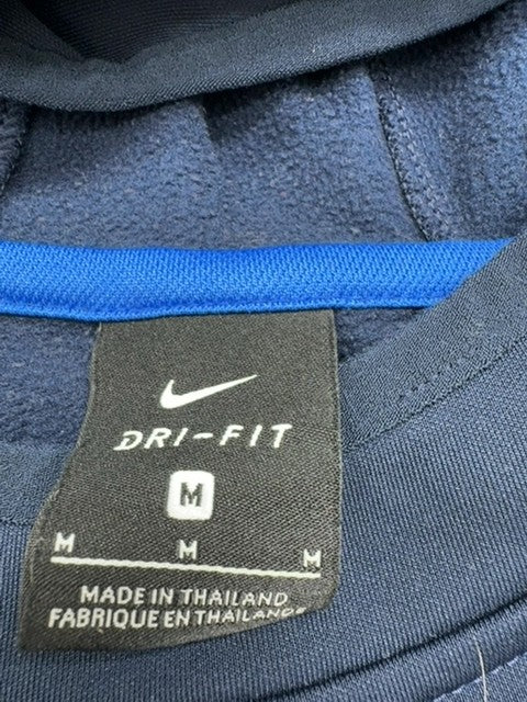 Nike Men's Dri-FIT Blue Pullover Hoodie Size M Training