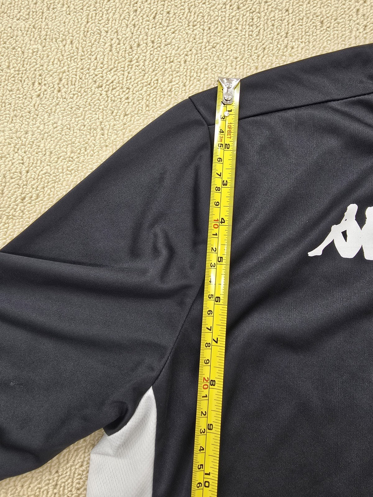 Kappa Esperanza Soccer Jersey #12 Black L Vintage 2018 Bulgaria