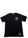 Pull&Bear Men's Black T-Shirt – Size M, Short Sleeve, Crew Neck