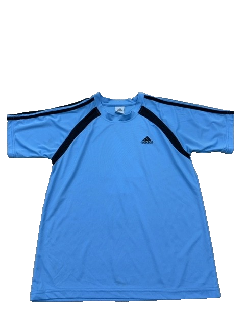 Adidas Blue Crewneck Jersey Short Sleeve Unisex L