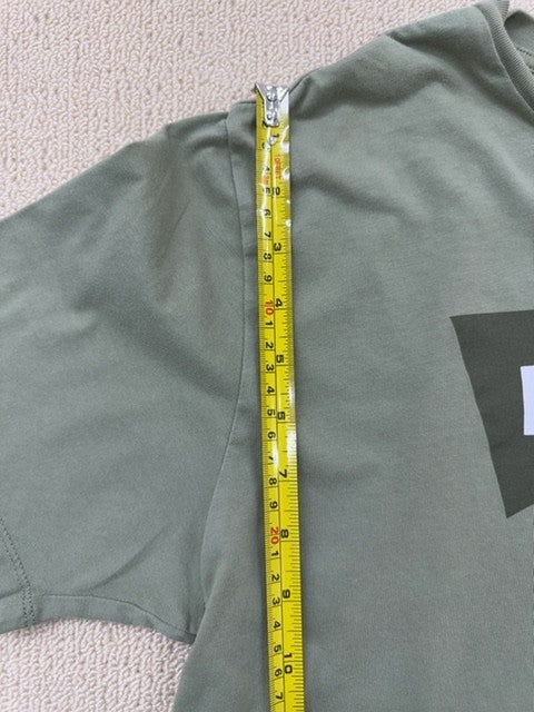 Levi's Men's Green L Short Sleeve Logo Crewneck Cotton T-Shirt
