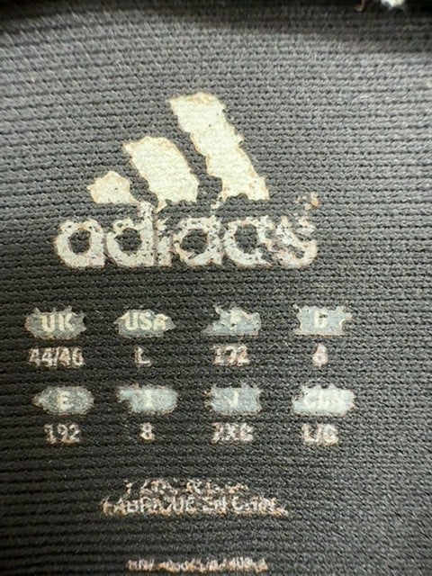 Adidas Men's Black L Polo Shirt Climacool Short Sleeve Regular