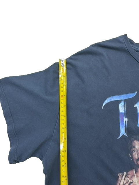 Bershka Men's Black Tupac 2Pac T-Shirt Size L Short Sleeve