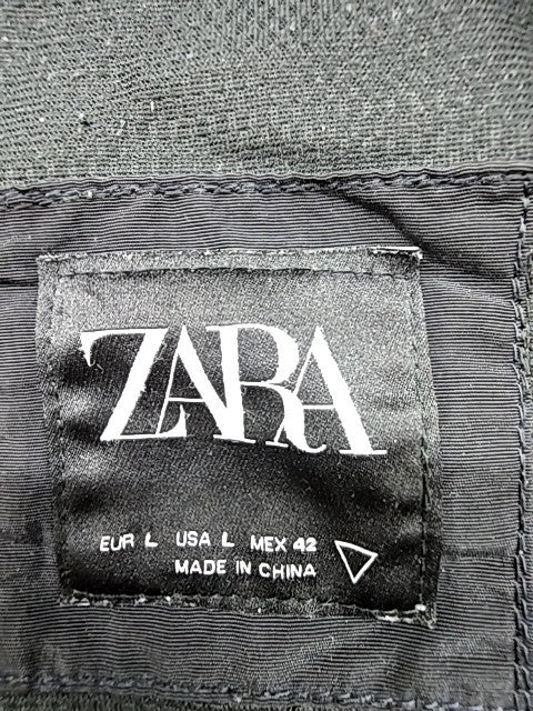 Zara Men's Black Activewear Nylon Jacket L Relaxed Fit