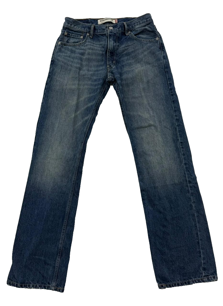 Levi's 505 Men's 30x32 Medium Wash Straight Fit Stretch Jeans