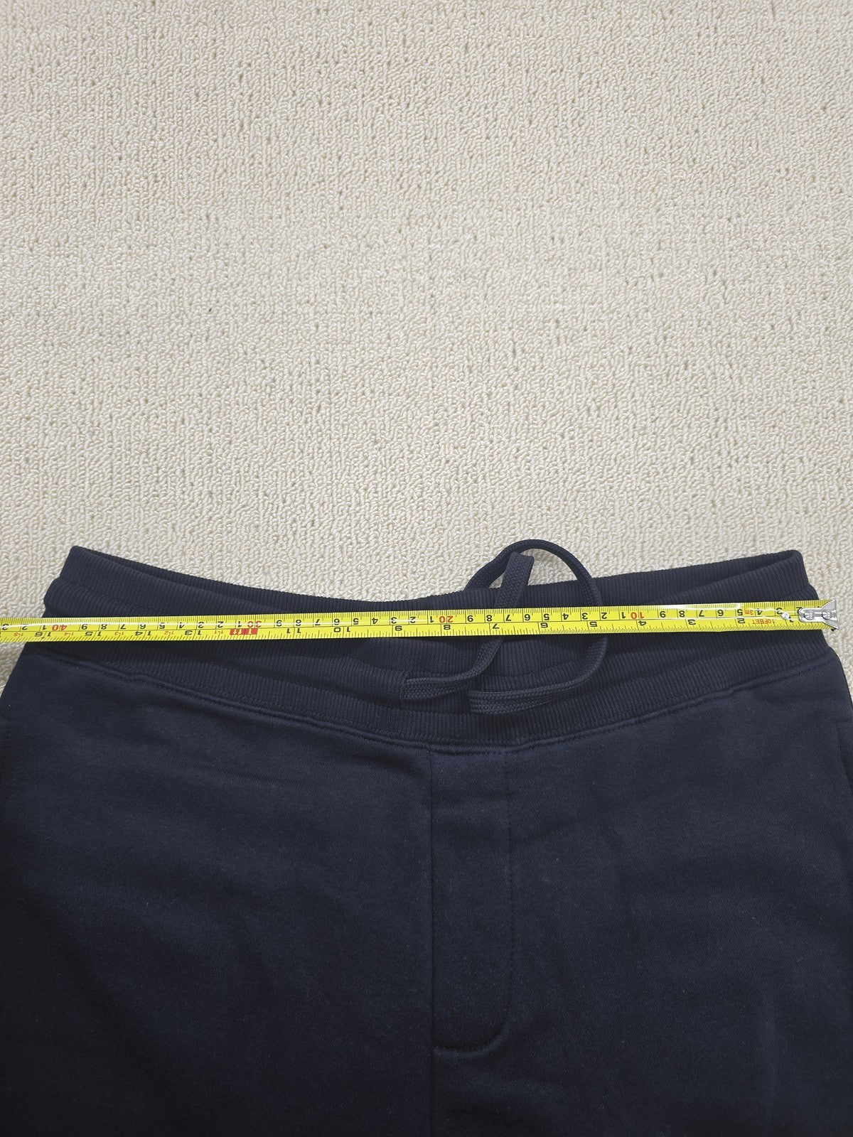 French Connection Black Slim Tapered Sweatpants Drawstring L