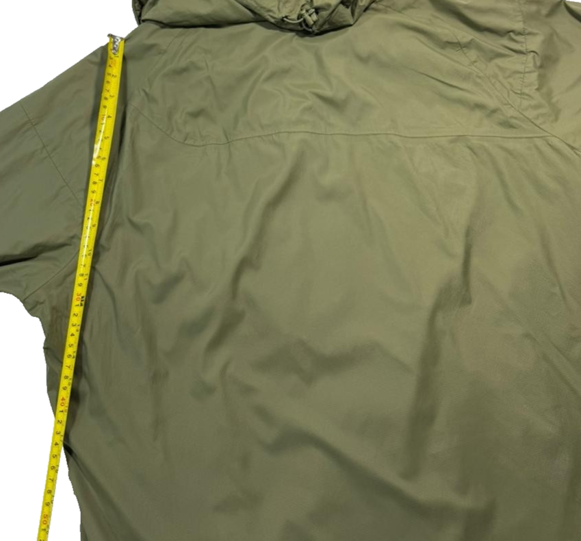 Jack Wolfskin Men's Olive Green Hooded Outdoor Jacket Texapore Full Zip L