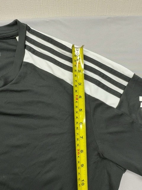 Adidas Men's Black Stripe Primegreen L Short Sleeve T-Shirt