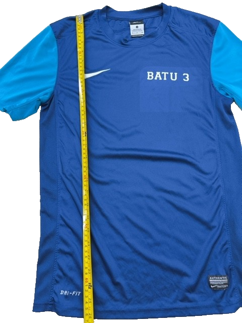 Nike Men's Navy Blue Dri-FIT Football Jersey Size S Batu 3