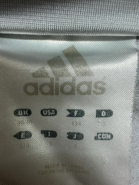 Adidas Unisex XL Grey/Navy 3-Stripes Track Training Jacket