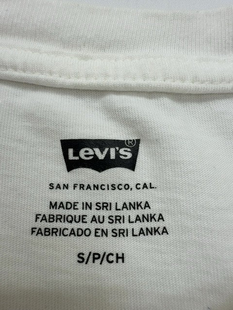 Levi's Men White T-Shirt size S product image 5
