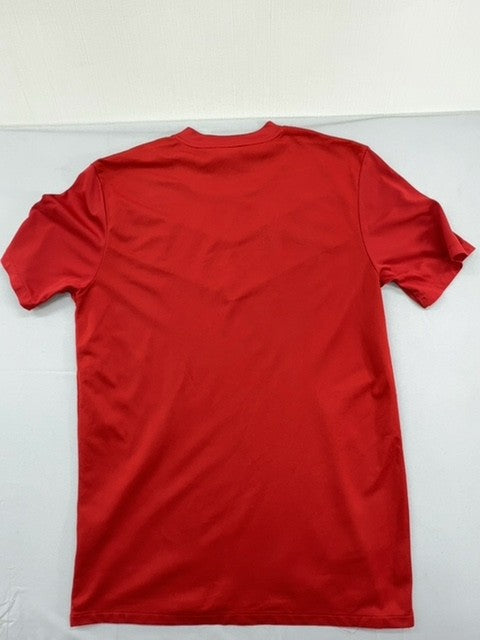 Nike Men's Red Dri-FIT Jersey M Short Sleeve Crewneck