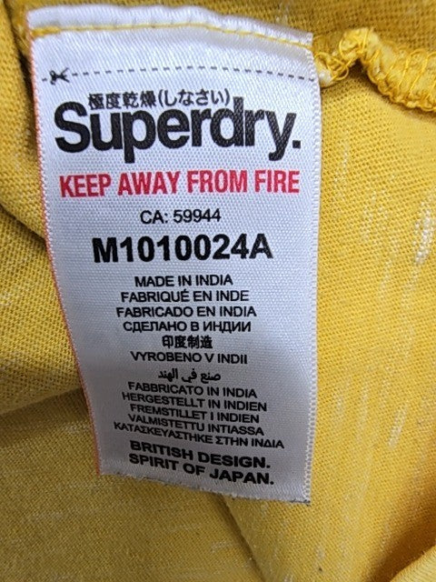 Superdry Men Yellow T-Shirt size S product image 5