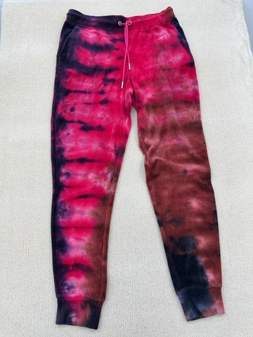 Juicy Couture Pink Tie Dye Velour Sweatpants Size M Y2K