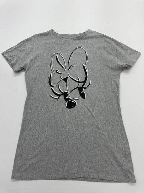 Disney Girls Mickey Gray Graphic Tee Size M Tagless Comfort