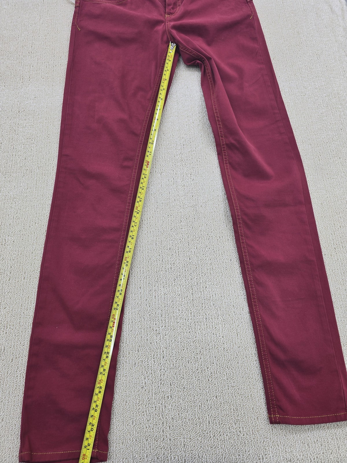 Harmont & Blaine Men's Burgundy Straight Jeans Sz 42 EU Dachshund