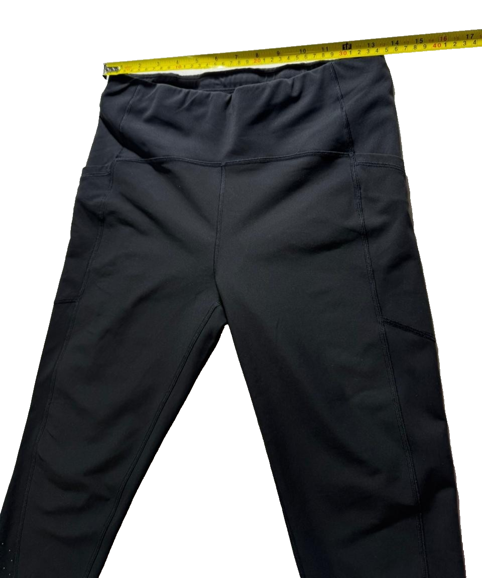 Lululemon Uncovered Strength High Rise Crop Leggings | SIZE 6 | Black