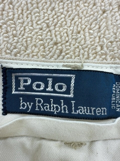 Polo Ralph Lauren Men's Beige Pleated Linen Pants Straight Leg Reg