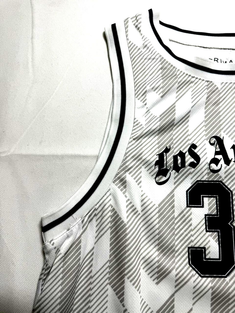 Primark Los Angeles 38 Basketball Jersey International Short Sleeve Size S