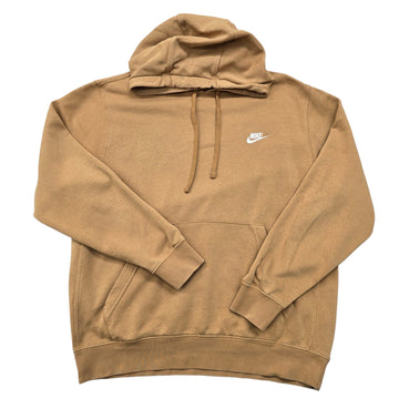 Nike Men's Khaki Sportswear Club Fleece Pullover Hoodie Size L