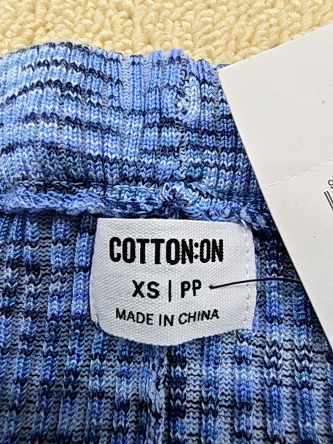 Cotton On Blue Women's XS Leggings Recycled Plastic Regular China