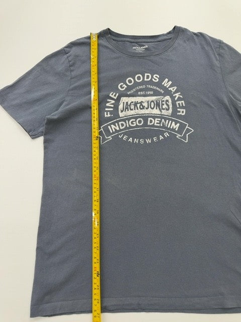 Jack & Jones Men Navy T-Shirt size XL product image 5