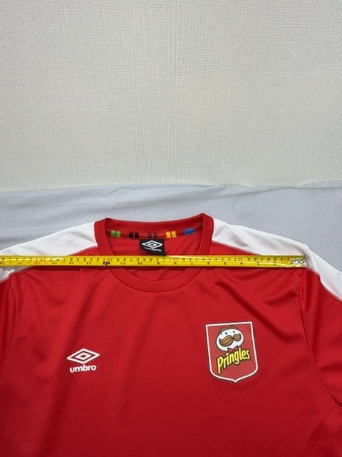 Umbro Unisex Red Soccer Jersey Short Sleeve Size L