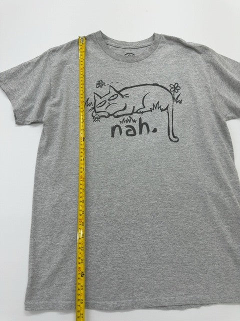 DLF Boys Heather Gray Cartoon Nahui T-Shirt Size M Regular Fit
